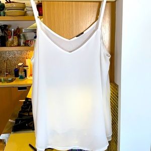 Torrid 1/1X white Sophie BoHo tank top